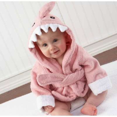 Lovely design kids hooded bath towels cotton baby towel robe hooded baby bathrobe towel with hood